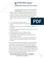 Protocolo de Intervencion Psicosocial en El Adulto Mayor