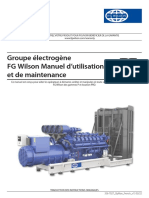 Manuel D'instruction de Maintenance (Francais) FG WILSON