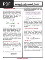 Cap3 Movimento Uniformemente Variado