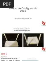 Manual de Configuracion ONU DIXON WIFI GPON ONU 4PORT RF - Ingenieria Cable Vision Peru