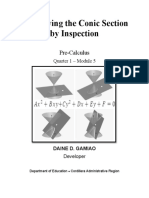 Precalculus11 q1 Mod5 Identifyingconicsbyinspection v1