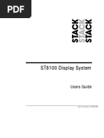 ST 8100 Manual