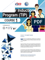 New TIP Course 1 DepEd Teacher