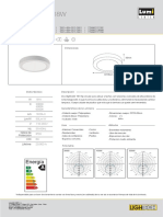 Downlight LED 18W para Adosar: Energía