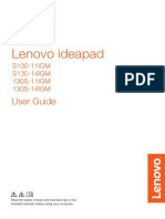 EN Manual Lenovo Ideapad S130-14igm S130-11igm