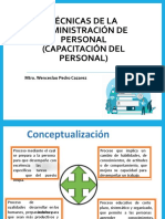 2.3 Técnicas de La Administración de Personal (Técnicas-De-Capacitación-Y-Adiestramiento