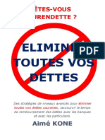 Livre - Éliminez Toutes Vos Dettes