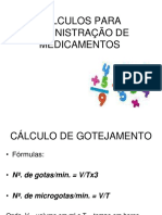 Cálculos para Administração de Medicamentos