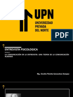 Sesión 3 La Comunicación en La Entrevista Una Teoria en La Comunicación Humana