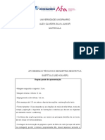 Ap1 - Desenho Técnico e Geometria Descritiva