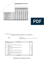 Presupuesto Analitico Calle Lima