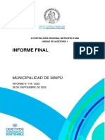 Auditoria A La Municipalidad Maipú