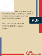 Guzmán Dálbora, José Luis - Serrano Maíllo, Alfonso - Derecho Penal y Criminología Como Fundamento de La Política Criminal, Dykinson 2006