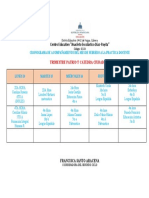 Cronograma de Acompañamiento A La Practica Docente