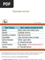 Tipologias Textuais