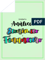 Unidad 4. Análisis Económico y Financiero