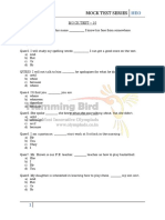 Heo - Class 1 - Mock Test 10