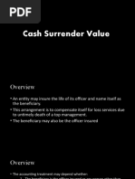 Cash Surrender Value