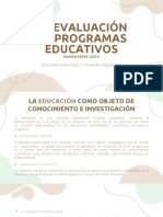 Evaluación de Programas