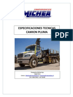 Datos Tecnicos Camion Pluma Ton