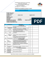 Instrumento de Observación de Clase