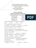 Form Two Cost Accounting