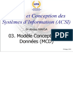 03 - Modèle Conceptuel de Donnes (MCD)