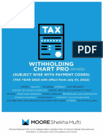 Moore Shekha Mufti Withholding Chart Pro Tax Year 2023 Revised