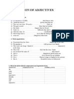 Comparison of Adjectives