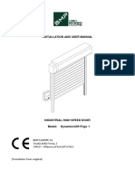 Manuale Di Installazione, Uso e Manutenzione Dynamicroll Frigo 1 (ENG)