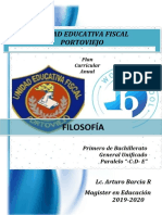 Planificacion CS Filosofia 1º BCH Ya 2