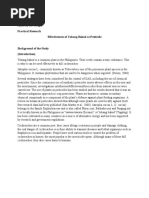 Nathaniel F. Galang ABM 12 MC Gregor Practical Research Effectiveness of Tubang Bukod As Pesticide Background of The Study (Introduction)