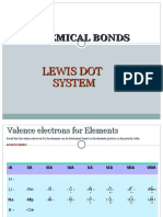 CHEMICAL BONDS With LEWIS DOT SYSTEM