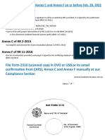 How To File Form 2316 and Annex F