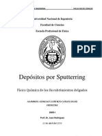 Depósitos Por Sputterring