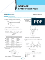 Science SPM Forecast Papers