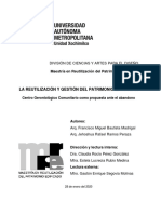 Icr - La Reutilización y Gestión Del Patrimonio Edificado