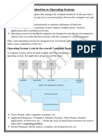 Introduction To Operating Systems