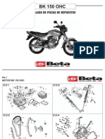 Despiece Beta BK 150 Ohc