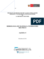 Hidrologia de Maximas Avenidas Del Rio Pisco