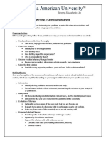 Guideline For Case Study Analysis