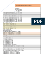 Lista de Materias de Uso Refrigeração Atualizado.