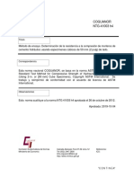 NTG 41003 h4 ASTM C109 Mtodo de Ensayo. Determinacin Compresin Mortero Cemento Espe Cubicos 50 MM