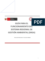 Guía Sistema Regional de Gestión Ambiental SRGA PDF