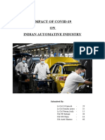 Impact of COVID-19 On Automative Industry