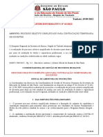 Bi 63 Processo Seletivo Simplificado para Contratao Temporria de Docentes Deatau