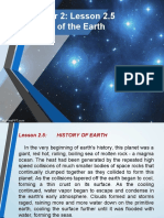 Chapter 2.5 History of The Earth