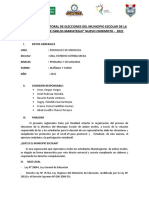 Reglamento Electoral de Las Elecciones Del Municipio Escolar