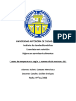 Temperaturas Norma 251