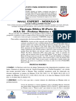 31EAD-DOMINGO-21.06.20-EXPERT 2020 - MÓD II - AULA 30 - Tipologia Bíblica Nos Profetas Maiores e Menores